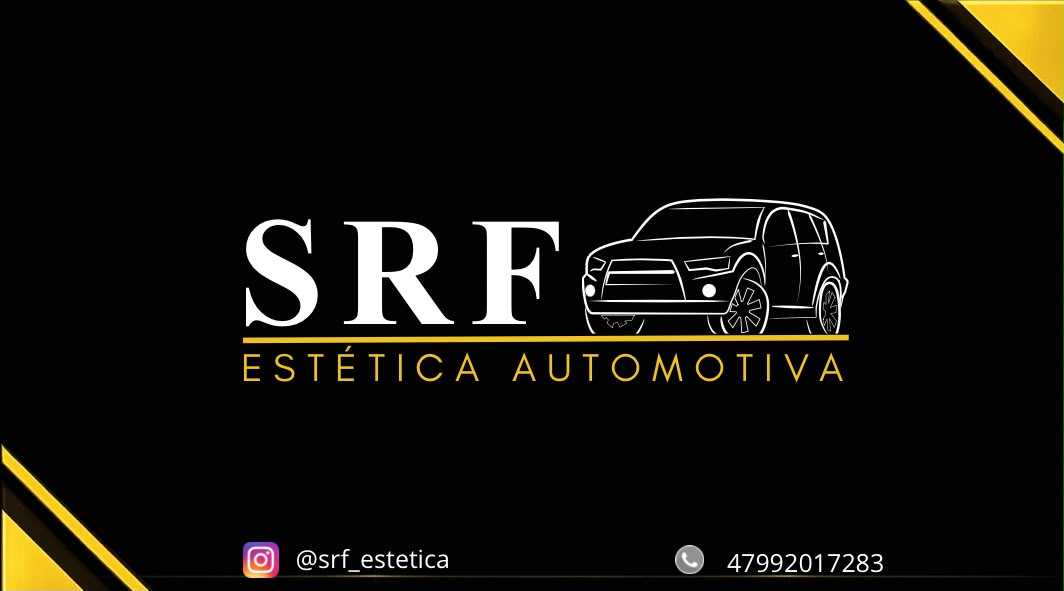 Logo de SRF Estética Automotiva - Automotivo em Guabiruba SC