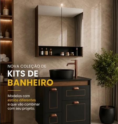 Kit Armario para Banheiro